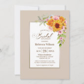 Zonnebloem Vrijgezellenfeest Kaart (Voorkant)