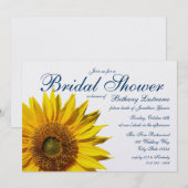 Zonnebloem Vrijgezellenfeest Kaart (Voorkant / Achterkant)