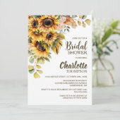 Zonnebloem Vrijgezellenfeest Kaart (Staand voorkant)