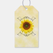 Zonnebloem Vrijgezellenfeest Labels Cadeaulabel (Achterkant)