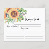 Zonnebloem Vrijgezellenfeest — Ontvangkaart (Voorkant)