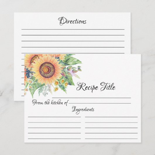 Zonnebloem Vrijgezellenfeest — Ontvangkaart Briefkaart (Voorkant / Achterkant)