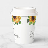 Zonnebloem Vrijgezellenfeest papier Cup Papieren Bekers (Rechts)