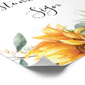 Zonnebloem Vrijgezellenfeest Poster (Hoek)