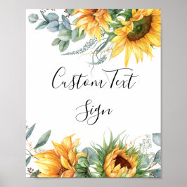 Zonnebloem Vrijgezellenfeest Poster