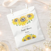 Zonnebloem Vrijgezellenfeest rustieke bloem Bedankzakje (Geknipt)