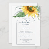 Zonnebloem Vrijgezellenfeest van de moderne Waterv Kaart (Voorkant / Achterkant)