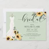 Zonnebloem Vrijgezellenfeest voor weduwschap Kaart (Voorkant)