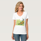 Zonnebloem vrolijk T-shirt (Voorkant volledig)