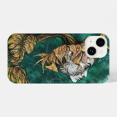 Zonnebloem Vrouw iPhone Case iPhone Hoesje (Achterkant horizontaal)