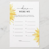 Zonnebloem Waar waren we vrijgezellenfeest? (Voorkant)