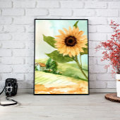 Zonnebloem Wall Art Canvas Afdruk