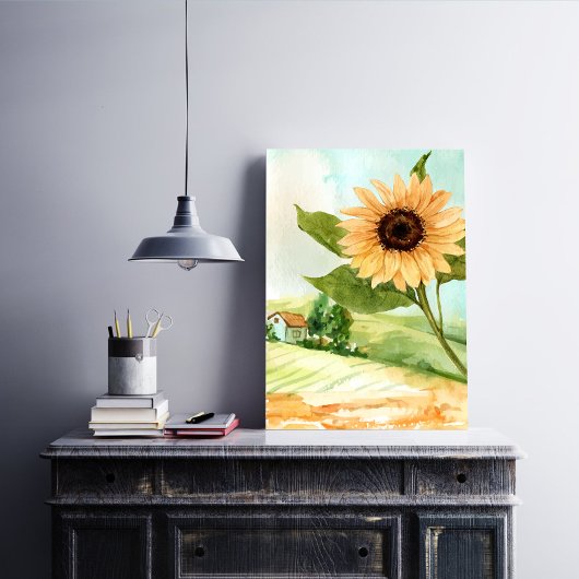 Zonnebloem Wall Art Canvas Afdruk
