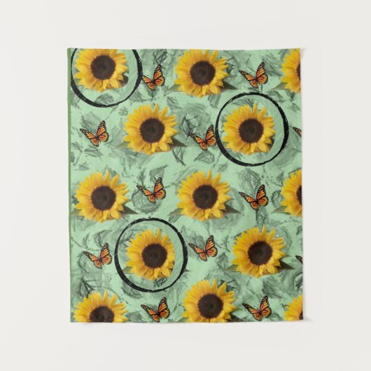 Zonnebloem Wandkleed (Voorkant)