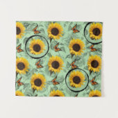 Zonnebloem Wandkleed (Voorkant (horizontaal))