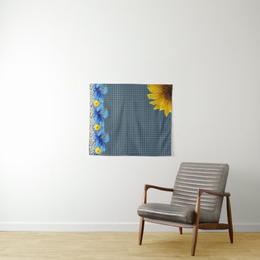 Zonnebloem Wandkleed (In Situ (horizontaal))