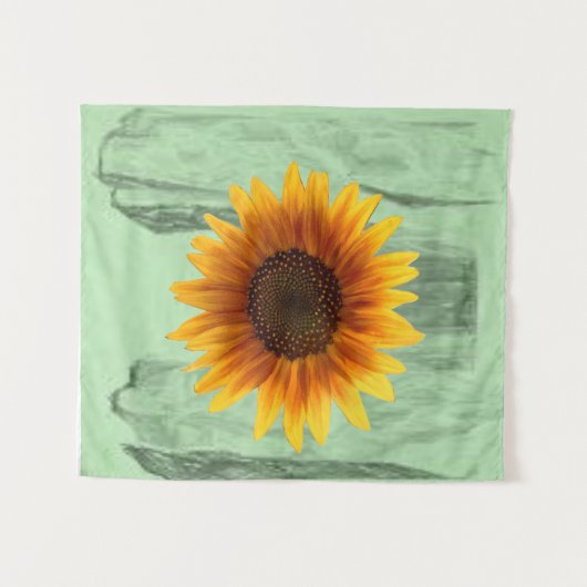 Zonnebloem Wandkleed (Voorkant (horizontaal))