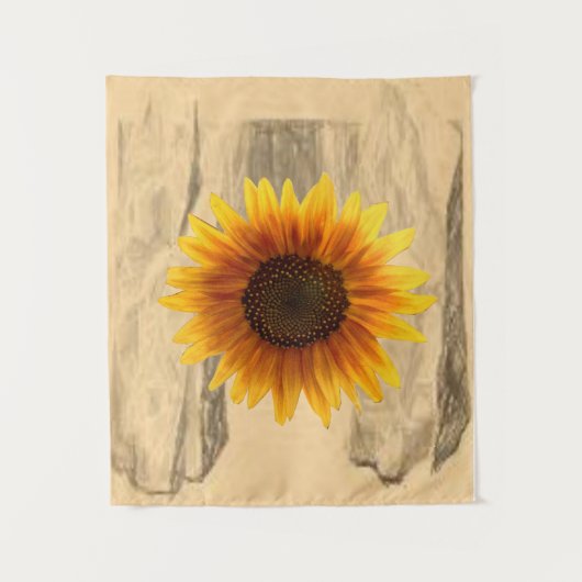 Zonnebloem Wandkleed (Voorkant)