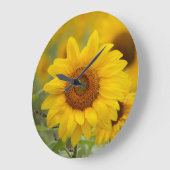 Zonnebloem wandklok (Hoek)