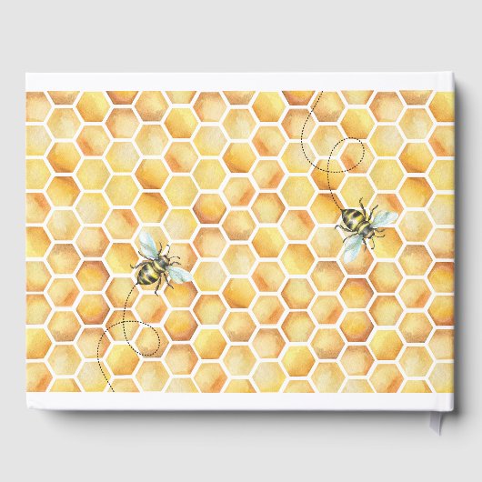 Zonnebloem Wat zal Baby Baby shower worden Gastenboek (Achterkant)