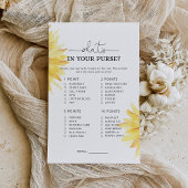 Zonnebloem wat zit er in je handtas?