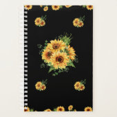Zonnebloem Watercolor – Bloem Grafisch Planner (Voorkant)