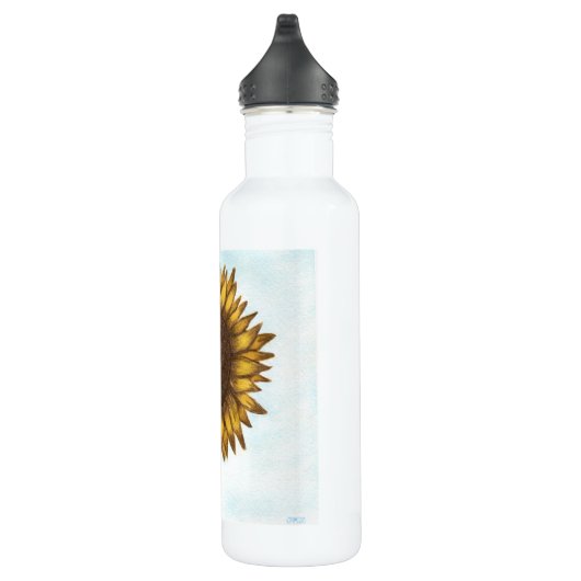  zonnebloem waterfles  (Rechts)
