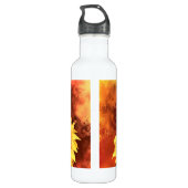 Zonnebloem Waterflesje Waterfles (Achterkant)