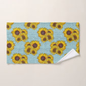 Zonnebloem Waterverf Bad Handdoek (Handdoek)