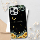 Zonnebloem Waterverf Bloemen Botanische Script Naa Case-Mate iPhone Case
