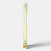 Zonnebloem Waterverf Bloemen Botanische Script Naa Case-Mate iPhone Case (Achterkant / Rechts)