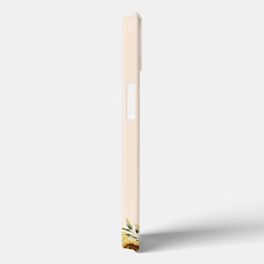 Zonnebloem Waterverf Floral Bohi Art Script Naam Case-Mate iPhone Case (Achterkant / Rechts)