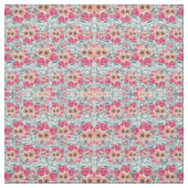 Zonnebloem Waterverf Floral Pattern Stof (Swatch)