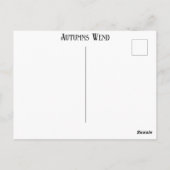 Zonnebloem Waterverf Herfsten Wend Tijdloze Kunst Briefkaart (Achterkant)