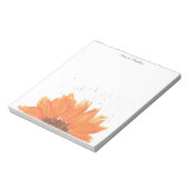 Zonnebloem Waterverf Notitieblok (Linkerzijde)