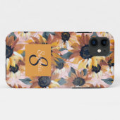 Zonnebloem Waterverf ontwerp Case-Mate iPhone Case (Achterkant (horizontaal))