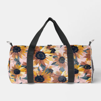 Zonnebloem Waterverf ontwerp Plunjezak