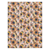 Zonnebloem Waterverf ontwerp Tafelkleed (Voorkant)