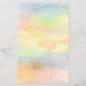 Zonnebloem Waterverf Papier Blad (Achterkant)