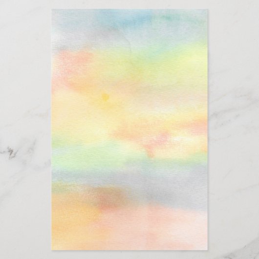 Zonnebloem Waterverf Papier Blad (Achterkant)