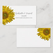 Zonnebloem Website Profiel Informatiekaartje (Voorkant / Achterkant)