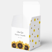 Zonnebloem Weddenschap Hartelijk dank Bedankdoosjes (Geopend)