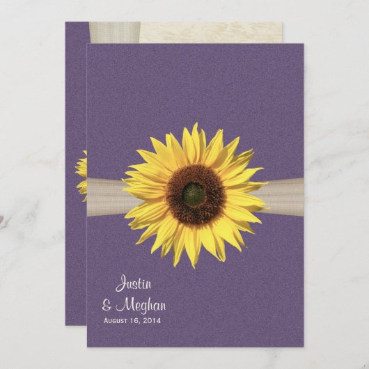 Zonnebloem Weddenschap Kaart (Voorkant / Achterkant)