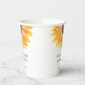 Zonnebloem Weddenschap Papieren Bekers (Links)