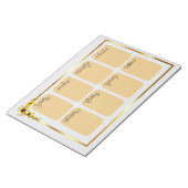 Zonnebloem Weekplanner Notitieblok (Schuin)