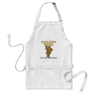 Zonnebloem Wensen Teddybeer Kusjes Standaard Schort