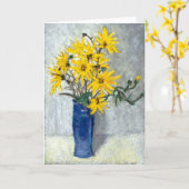 Zonnebloem Wenskaart Kaart (Gele Bloem)