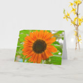 Zonnebloem Wenskaart Kaart (Gele Bloem)