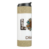 Zonnebloem Western Love Boho Summer Thermosbeker (Gedraaid links)