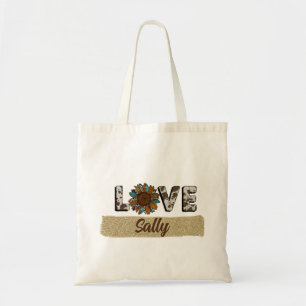 Zonnebloem Western Love Boho Summer Tote Bag